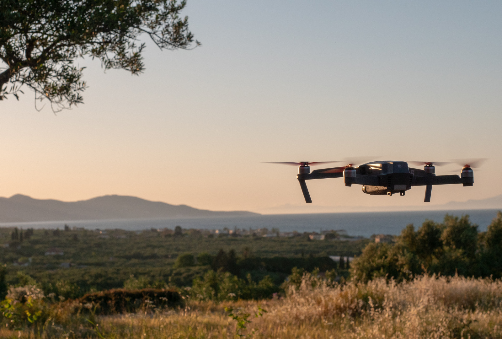 FPV yarış dronu aksiyon anı