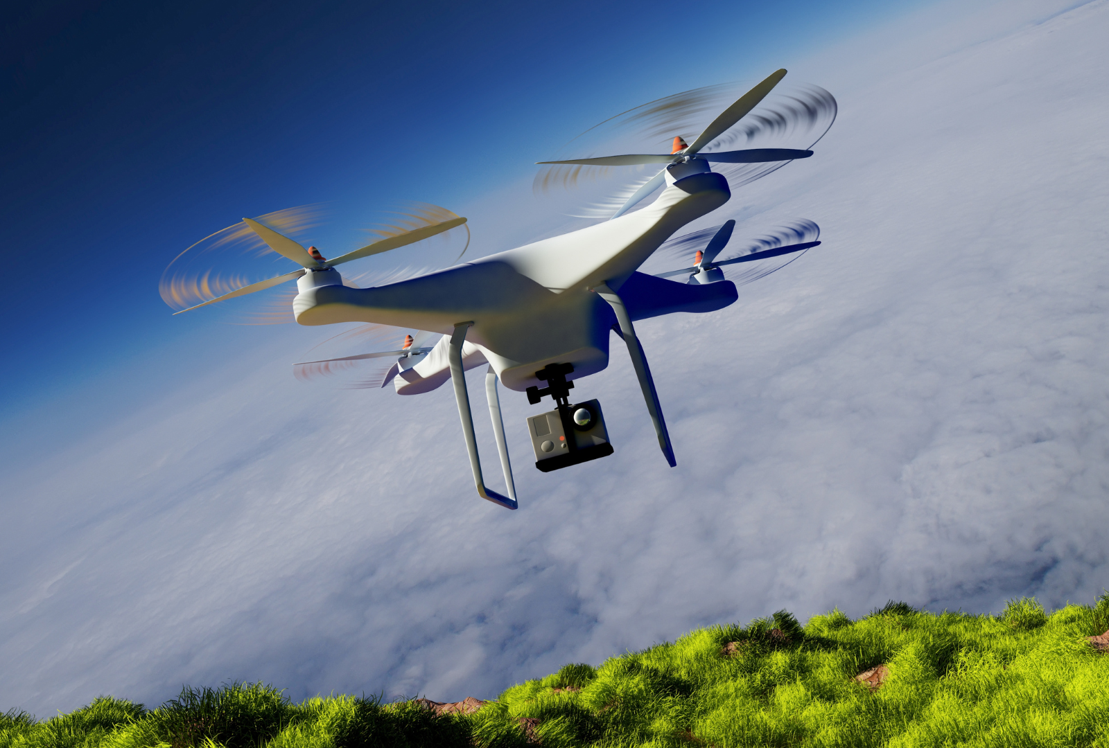 Hızlı uçuş yapan FPV drone